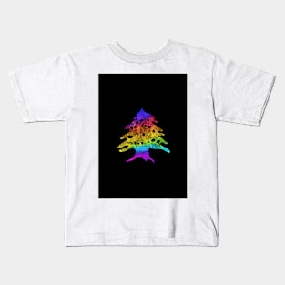 Cedar rainbow lebanon Kids T-Shirt